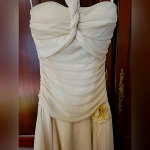 Cream Formal Dress